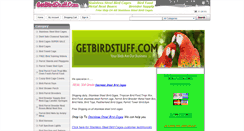 Desktop Screenshot of getbirdstuff.com